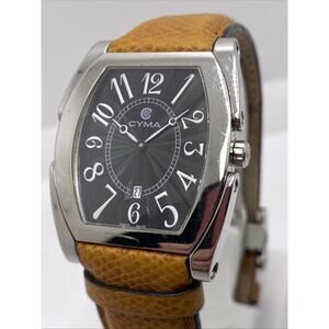 Cyma Swiss Unisex Luxury Watch Quartz Works New Battery